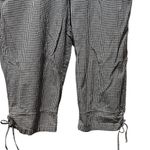 Dress Barn  WOMENS  Black and White Checkered Gingham Pants Size 14W Capris Chic Photo 2