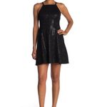 Guess  Sequin Fit & Flare Skater Dress Size‎ 2, BLACK- NWT Photo 1