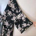 Spiritual Gangster  Black Floral Maya Kimono Photo 8