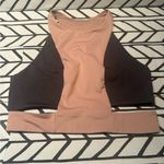 Under Armour  X Misty Copeland Women's Charcoal Gray and Pink Sports Bra size L Photo 3