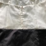 Impressions Impression Bridal Black & White Strapless Dress SIZE 10 – Lace Appliqué Cocktail Photo 9