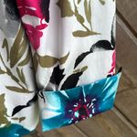 Gloria Vanderbilt watercolor pink black teal white floral jacket blazer size 22 Photo 4