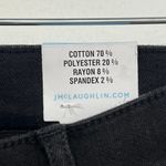 J. McLaughlin  Charter Pant 4 NWT $178 Jeans Wide Leg Cotton Stretch Black Solid Photo 5