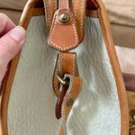 Dooney & Bourke Vintage Leather Brown & White Satchel Photo 7