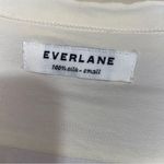 Everlane Silk Button Up Blouse Off White Women Size S Minimalist Capsule Office Photo 5