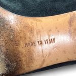 Salvatore Ferragamo Vintage Black Suede Block Kitten Heels size 8 B Photo 6