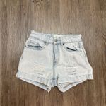 PacSun Light Wash Mom Jean Shorts Photo 3