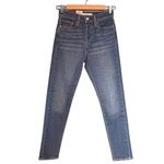Levi's NWT Levi’s Wedgie Jeans High Rise Skinny Distressed Dark Wash Size 25 | 0 NEW Photo 1