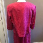 Miss Dorby Hot Pink 2 Piece Skirt Suit Size 14 Photo 9