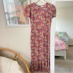 Rhode Lulani Midi Dress in Pink Floral Trip Mini Size 2 Photo 3