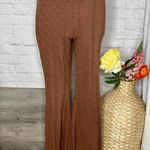 Boutique Knit Flare Leg Pants Photo 0