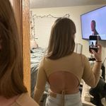 Forever 21  Tan Long Sleeve Top Photo 2