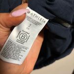 Athleta Athlete Retroplush Quilted Crewneck Sweatshirt Navy Blue- Size Small Photo 12