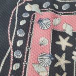 Talbots size 10 navy blue pink seashell nautical preppy mini skirt Photo 7