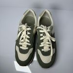 UGG  Retrainer Leather Sneaker Green & Cream Women’s Size 8 EUC Style 1136855 Photo 2