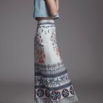 Farm Rio Printed Linen Blend Midi Skirt, Size XS Photo 3