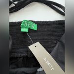 J.Crew  Cross Back Beach maxi Dress Black Linen Blend side slits lightweight XL Photo 3