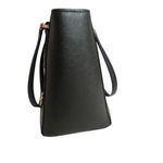 Tory Burch Women's AUTH  Black Leather Emerson Top Zip Tote & Matching Wallet EUC Photo 6