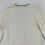 Habitat Womens Sweater Small Beige 100% Cotton Crew Neck Pullover 83021 Natural Photo 8