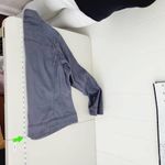 Relativity Womens XL Grey 100% Cotton Button Up Utility Jacket Shacket Photo 9