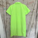 Stüssy Stussy Nomi House Dress Light Neon Green Snap Button Shirt Dress Photo 6