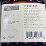 Bombas  Black With Multicolor Geometric Lines Crew Socks Size Large Photo 3