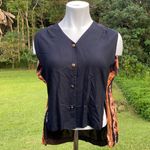 Naturally Yours Honolulu Hawaii Women’s Attached Vest Layered Blouse Size Medium Photo 40