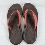 Chacos Chaco Women's Flip Flops Sandals‎ Brown Red Striped Size 9 W Summer Casual Photo 7