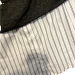 Vince Camuto  Long Sleeve
Stripe Button Down White Gray Shirt size medium Photo 2