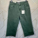 DL1961  Hepburn High‎ Waist Crop Wide Leg Jeans Photo 2