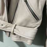 ALLSAINTS Women's Balfern Biker Jacket Size 0 Pink Asymmetrical Zip Casual Photo 5