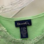 FINAL MARKDOWN Denim & company lace trim tank top (S) Photo 2