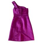 Alfred Angelo  Stunning fuchsia‎ one shoulder dress. Size 6. EUC Photo 3