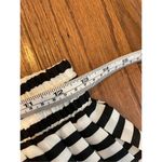 Courage B black and white stripe aline skirt small Black Photo 3