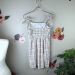 Hollister  Pink Plaid Tied Mini Dress - Size - Small Photo 2