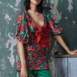 Gucci NWT  red floral shirt dress Photo 4