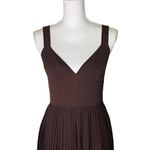 Vince Pleated Midi Jumpsuit Brown Women’s Size 2 Photo 3