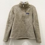 Patagonia Los Gatos 1/4 Zip Fleece Jacket in Dark Beige Size S Photo 1