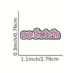 Mean Girls  Enamel Pin Brooch Cartoon Pink "SO Fetch" Badges Funny Jewelry Gift Photo 1