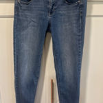 White House | Black Market Skimmer Jeans Blue Wash Size 8 Skinny Leg Cropped Photo 0