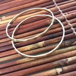 Monet  Gold Tone Bangle Bracelet Set of Two Photo 4