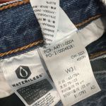 Levi's Side Slit Pencil Denim Medium Wash Jean Skirt Sz 31 Photo 5