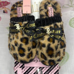 Juicy Couture KAWAKI Faux Fur LEOPARD Slippers, L 8/9 Photo 0