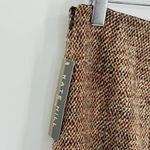 Kate Hill  skirt 12P brown tweed kick pleat wool blend knee length pencil NEW Photo 7