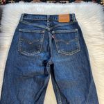 Levi's Levi’s Dark Wash 70’s High Slim Straight Jeans Photo 8