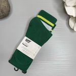 Free People knee high socks ribbed embroidered buti logo striped Photo 2