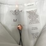 Calia by Carrie Calia Women's Relaxed Seamless 1/4 Zip Long Sleeve in Pure White size M NWT Photo 3