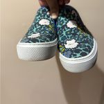 Coach  Cameron Aqua Blue Floral Flat Slip-on‎ Sneakers Women’s US Size 6.5 T Photo 4
