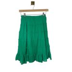 Bobbie & Brooks VINTAGE Bobbie Brooks Peasant Tiered Ruffle Midi Skirt in Green Size S Photo 1