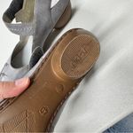 Reiker Grey Leather Artsy Mary Jane Heels Womens 9.5 Lagenlook Casual Funky Gray Photo 10